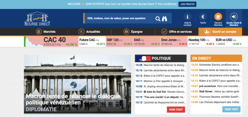 Code Promo & Parrainage (2023) Bourse Direct : obtenir une promo !